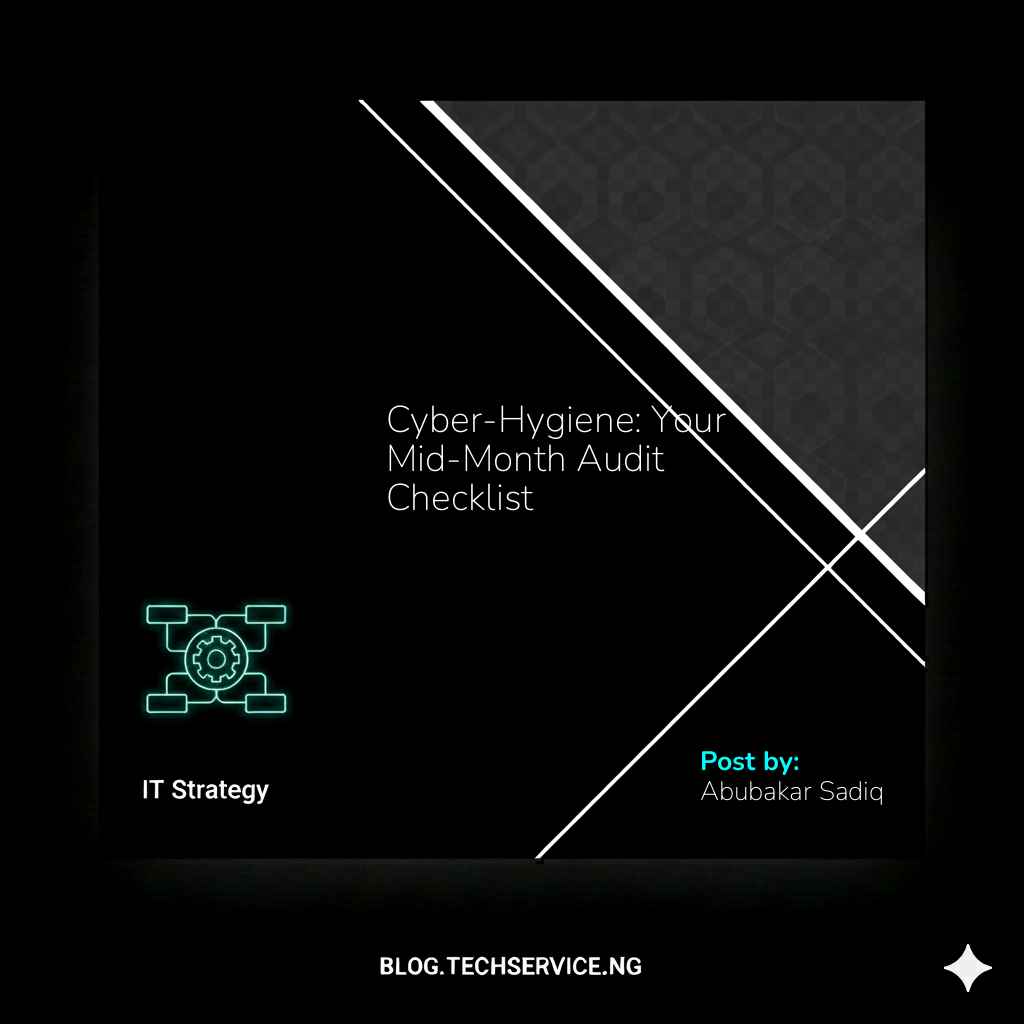 Cyber-Hygiene: Your Mid-Month Audit Checklist
